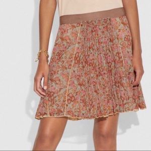 Coach floral skirt